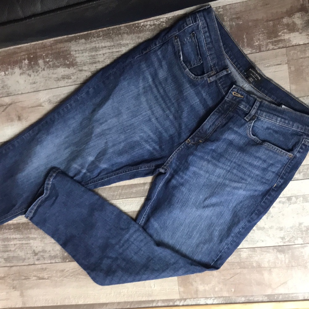 Banana Republic girlfriend jeans.